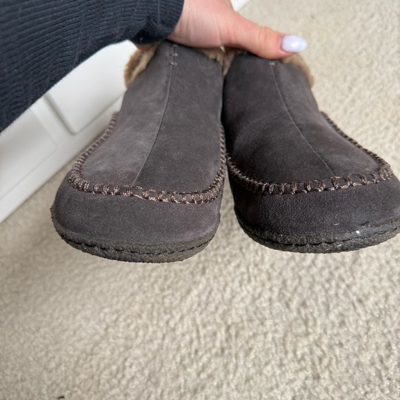 Sorel Manawan II Men\'s Brown Suede Slippers Size 8 main image 4